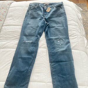 BNWT Levi’s 724 High Rise Slim Straight Women Jeans - Blue Sz 16W